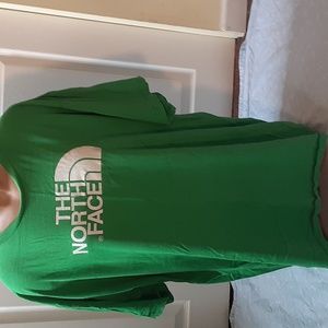 THE NORTH FACE GREEN TEE SHIRT. SIZE XXL